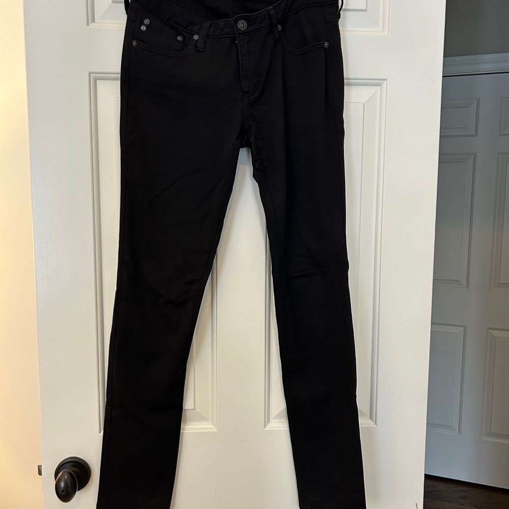 AG Adriano Goldschmied Black Skinny Pants